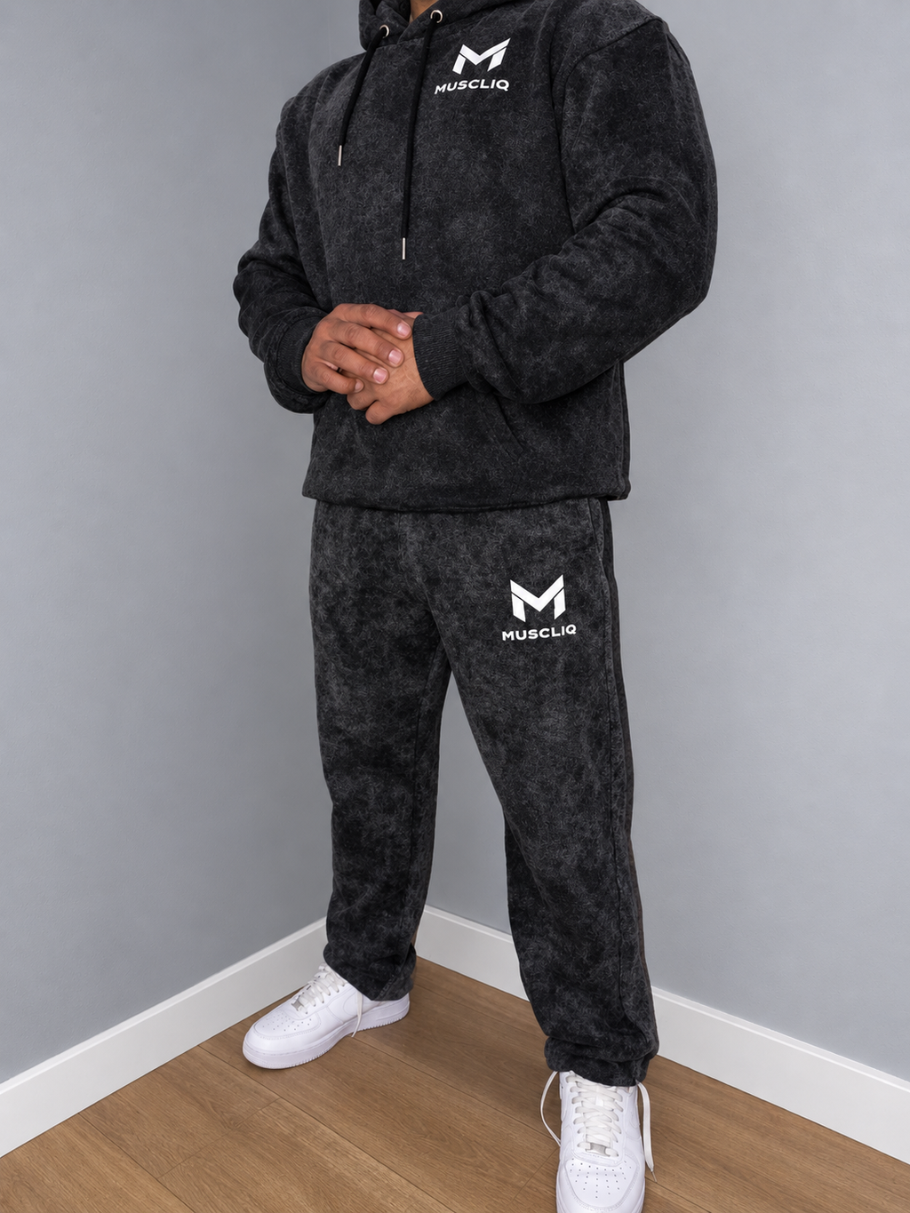 Muscliq Essentials Acid Wash Trouser