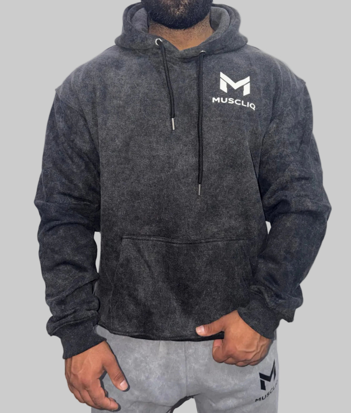 Men's Acid Wash Pullover Hoodie