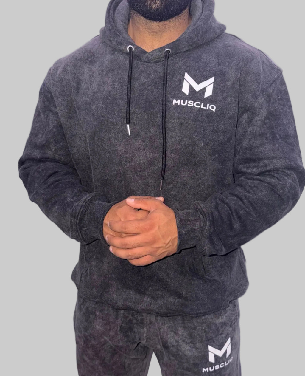 Men's Acid Wash Pullover Hoodie