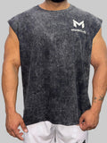 Acid Wash Sleevless Training Shirt